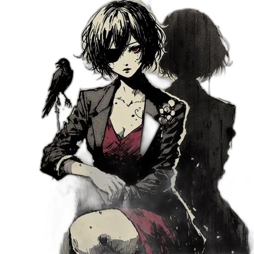 dress, weapon, mask, face transparent PNG cut-out