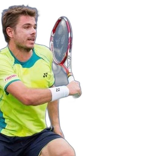 tennis, player, bright, yellow transparent PNG cut-out