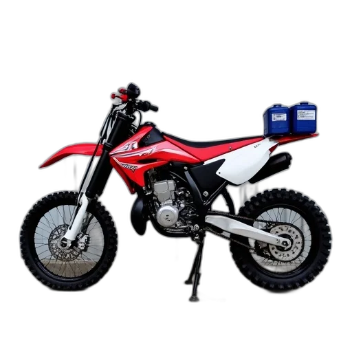 3d render, red, white, dirt transparent PNG cut-out