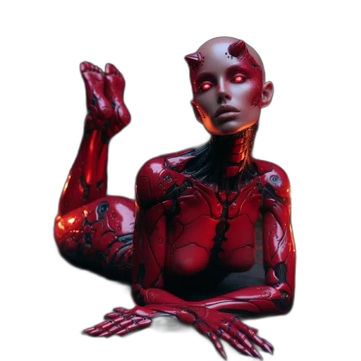 robot, creature, mask, jewelry transparent PNG cut-out