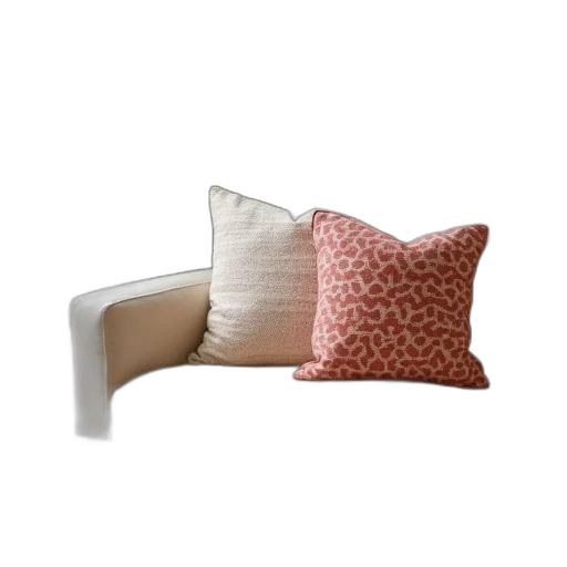 furniture, 3d render, monochrome, red transparent PNG cut-out