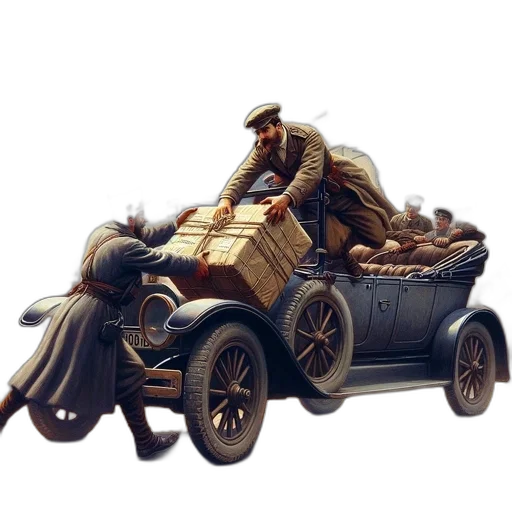 car, furniture, concept art, 3d render transparent PNG cut-out