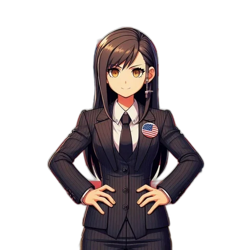 staff, jacket, pixel art, anime transparent PNG cut-out