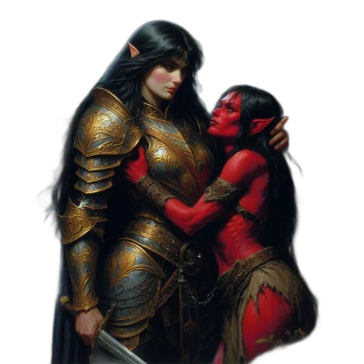 fantasy art, concept art, comic book art, pixel art transparent PNG cut-out