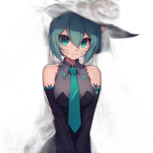 dress, hat, mask, staff transparent PNG cut-out