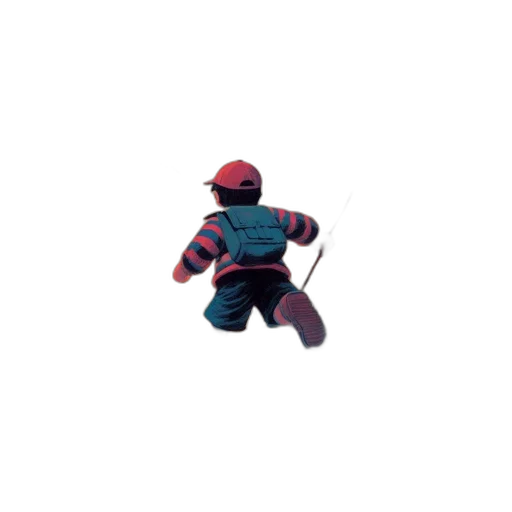 staff, hat, robot, jacket transparent PNG cut-out
