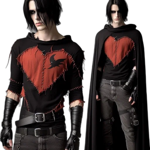 jacket, concept art, comic book art, 3d render transparent PNG cut-out