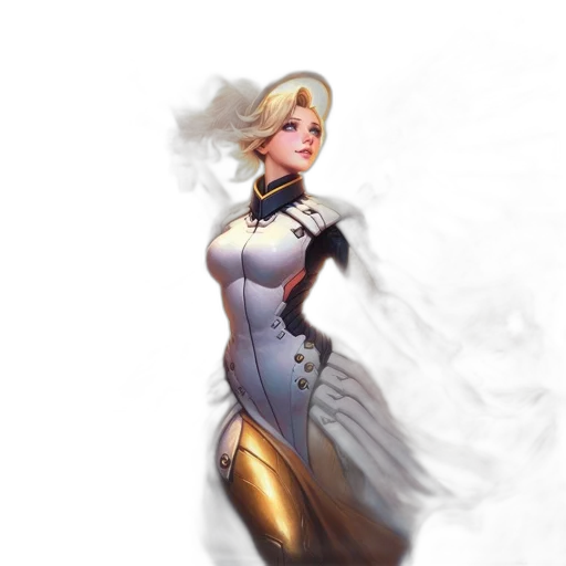 dress, staff, robot, weapon transparent PNG cut-out