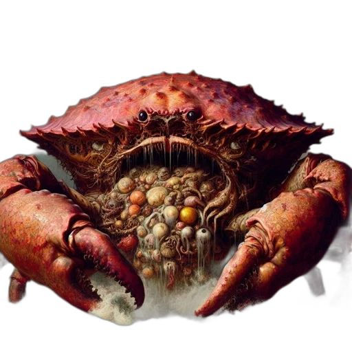food, creature, crown, animal transparent PNG cut-out