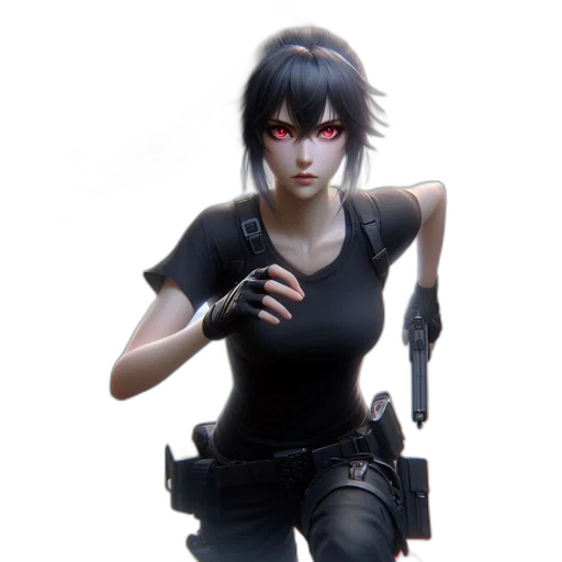 weapon, staff, concept art, cyberpunk transparent PNG cut-out