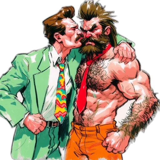 animal, jacket, comic book art, concept art transparent PNG cut-out