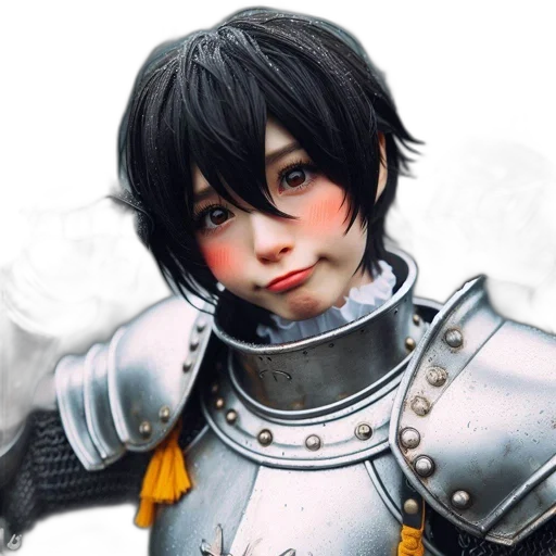 robot, face, dragon, sword transparent PNG cut-out
