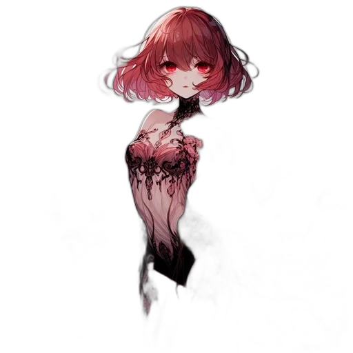 dress, creature, mask, staff transparent PNG cut-out