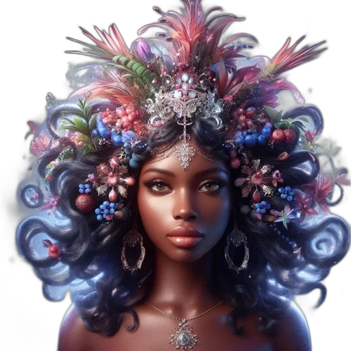 crown, jewelry, hair, face transparent PNG cut-out
