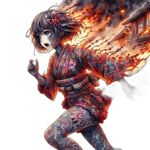 dragon, sword, weapon, jacket transparent PNG cut-out