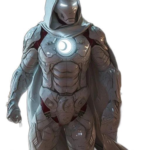 concept art, comic book art, fantasy art, cyberpunk transparent PNG cut-out