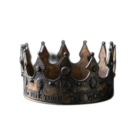 crown, jewelry, hat, photorealistic transparent PNG cut-out