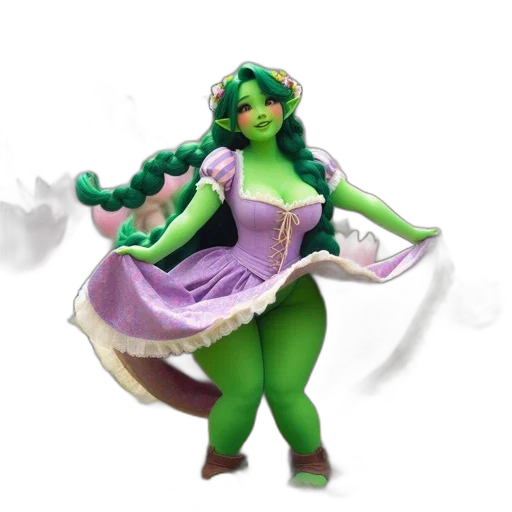 dress, staff, creature, concept art transparent PNG cut-out