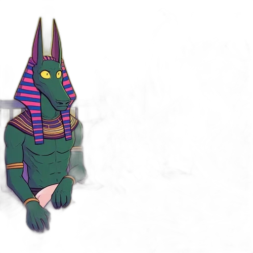 dragon, creature, mask, staff transparent PNG cut-out
