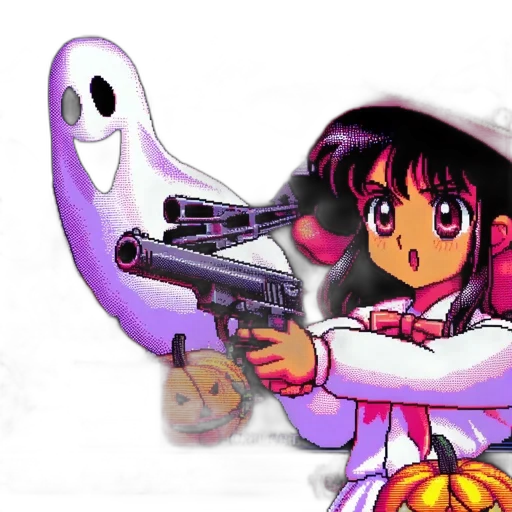 weapon, staff, robot, anime transparent PNG cut-out