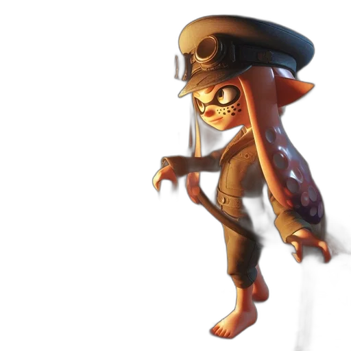 staff, weapon, hat, robot transparent PNG cut-out
