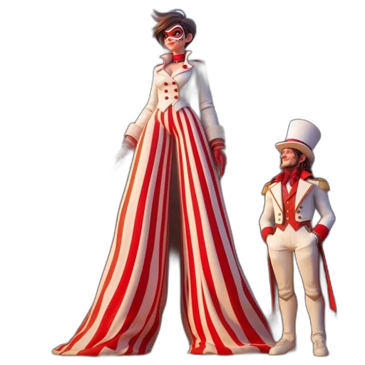 concept art, 3d render, red, inside transparent PNG cut-out