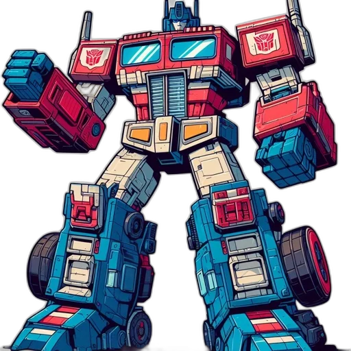 robot, concept art, comic book art, watercolor transparent PNG cut-out