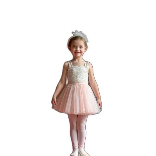 dress, photorealistic, 3d render, pastel transparent PNG cut-out