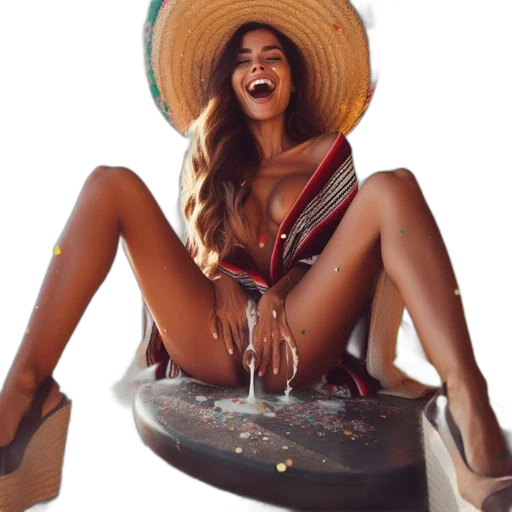 hat, umbrella, jewelry, dress transparent PNG cut-out