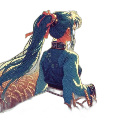 hair, dragon, creature, jacket transparent PNG cut-out