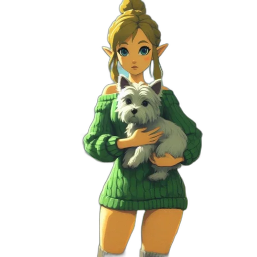 animal, staff, dress, creature transparent PNG cut-out