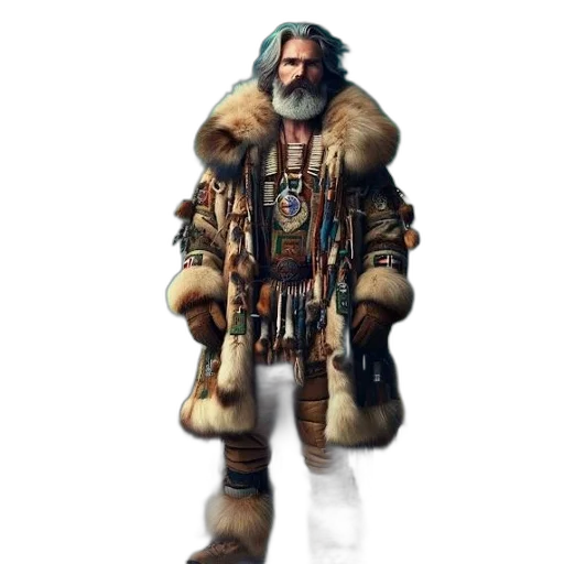 jacket, animal, creature, staff transparent PNG cut-out