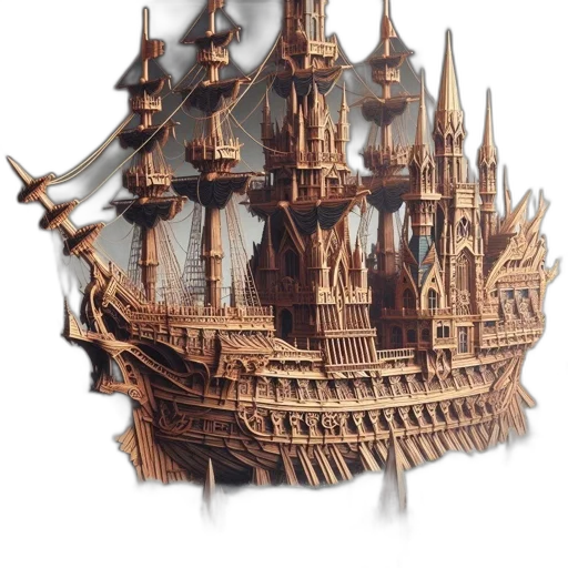 crown, fantasy art, concept art, 3d render transparent PNG cut-out