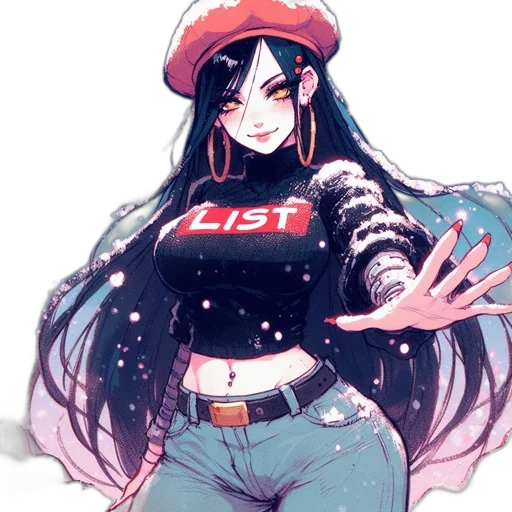 hat, jacket, staff, dress transparent PNG cut-out