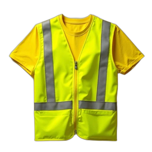 jacket, staff, dress, 3d render transparent PNG cut-out