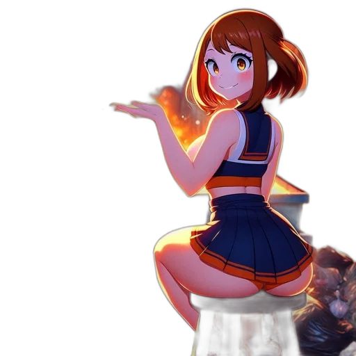 dress, staff, weapon, robot transparent PNG cut-out