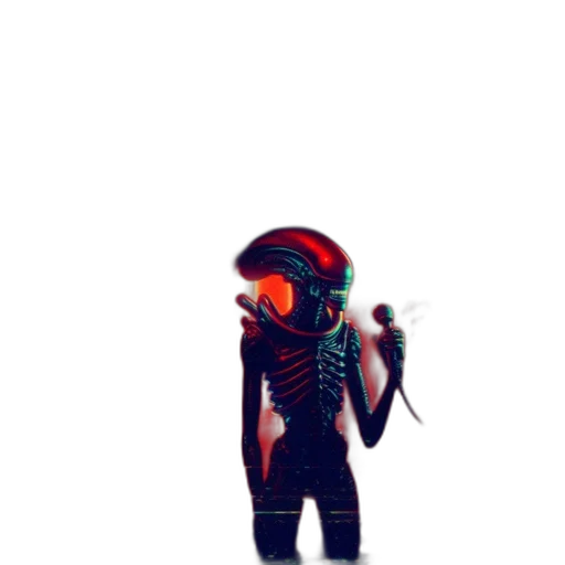 robot, mask, creature, jacket transparent PNG cut-out