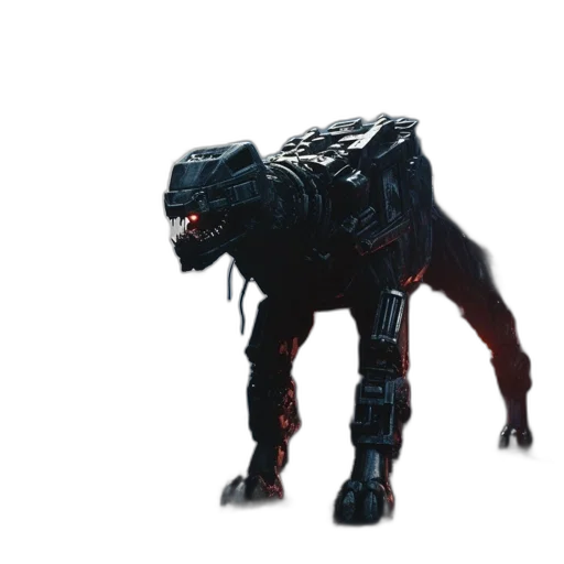 creature, animal, dragon, robot transparent PNG cut-out