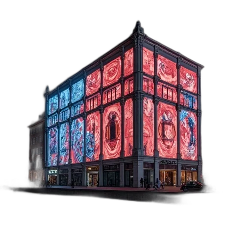 building, macy, has, transformed transparent PNG cut-out