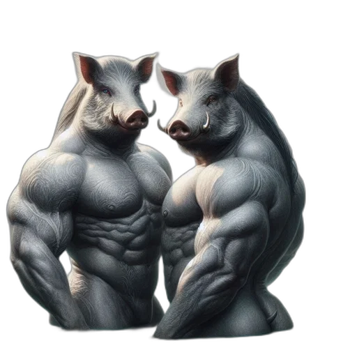 animal, concept art, photorealistic, 3d render transparent PNG cut-out