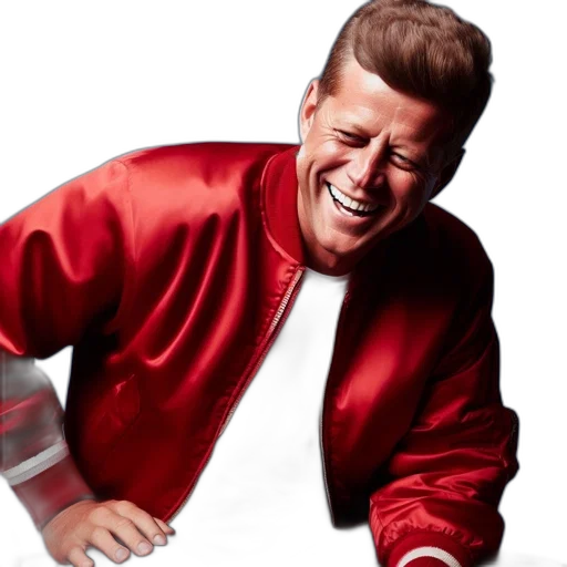 jacket, hair, image, features transparent PNG cut-out