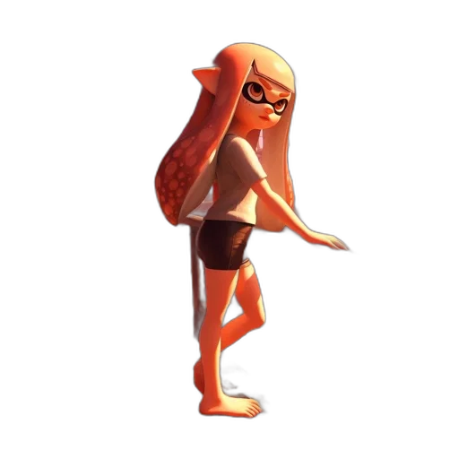 dress, animal, hair, creature transparent PNG cut-out