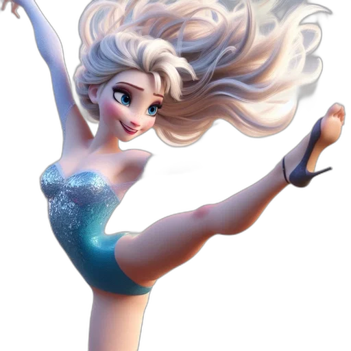 dress, hair, concept art, cartoon transparent PNG cut-out
