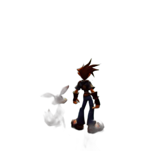 robot, dragon, weapon, staff transparent PNG cut-out