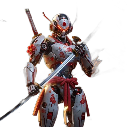 robot, sword, weapon, staff transparent PNG cut-out