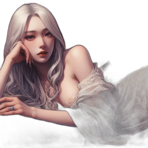 dragon, dress, creature, fantasy art transparent PNG cut-out