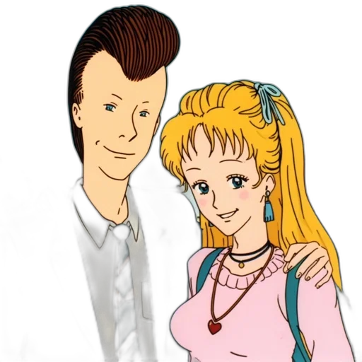 dress, hair, anime, cartoon transparent PNG cut-out