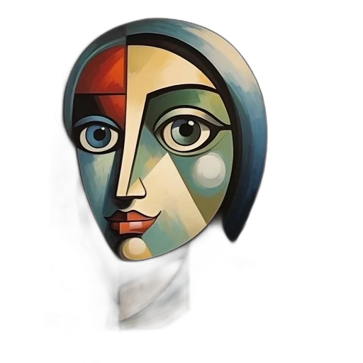 mask, jewelry, face, photorealistic transparent PNG cut-out
