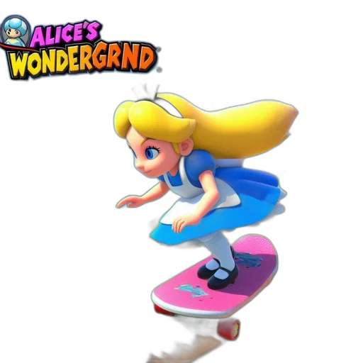 dress, concept art, 3d render, alice transparent PNG cut-out