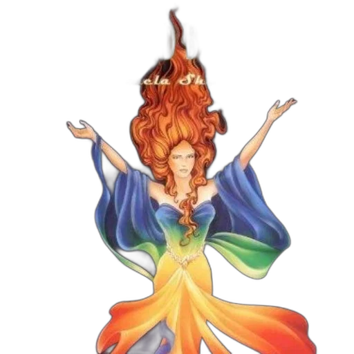 dress, crown, staff, concept art transparent PNG cut-out